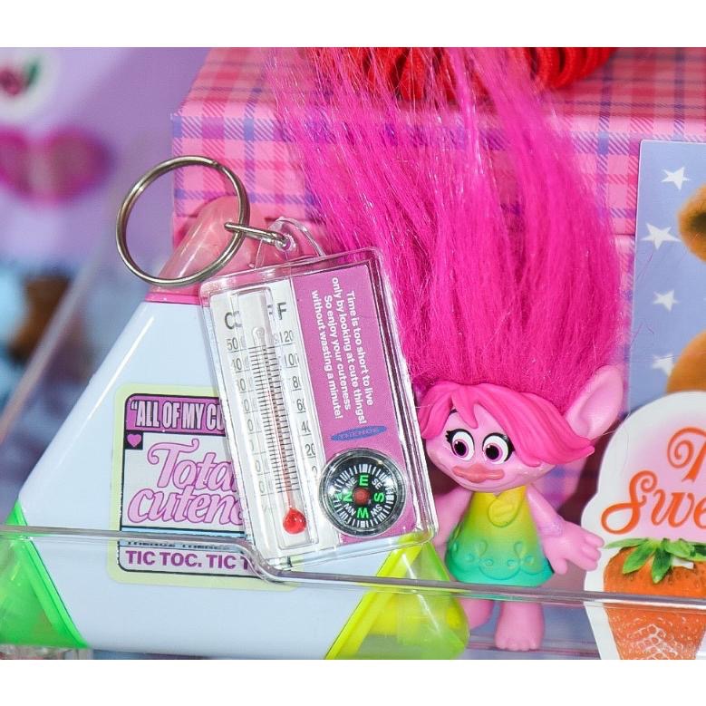 ʜᴀʀᴜᴅᴀɪʟʏ🌙  預購｜THENCE 復古美式風格吊飾 掛飾 鑰匙圈 相片吊飾 背包裝飾 溫度計吊飾 多款-細節圖4