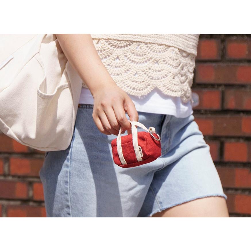 ʜᴀʀᴜᴅᴀɪʟʏ🌙  預購｜LUFF 可愛手提包造型鑰匙圈 吊飾 鑰匙扣 耳機收納包 共三款-細節圖4