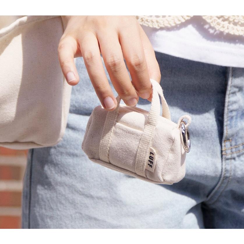 ʜᴀʀᴜᴅᴀɪʟʏ🌙  預購｜LUFF 可愛手提包造型鑰匙圈 吊飾 鑰匙扣 耳機收納包 共三款-細節圖6