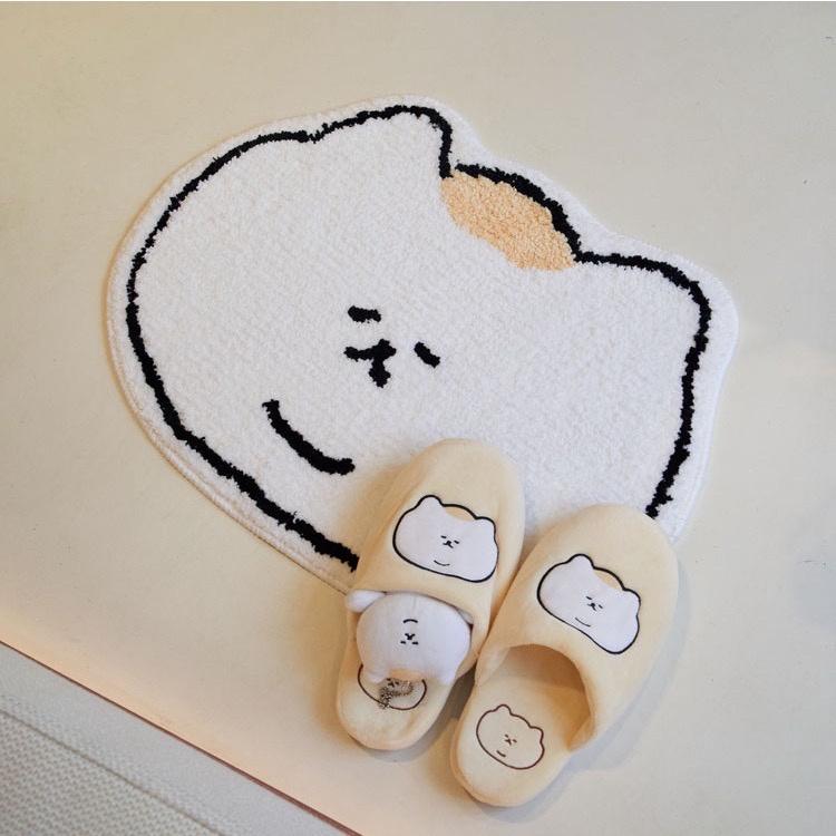 ʜᴀʀᴜᴅᴀɪʟʏ🌙 現貨供應｜3Months  貓貓 悠仔大臉腳踏墊 悠仔地墊-細節圖2