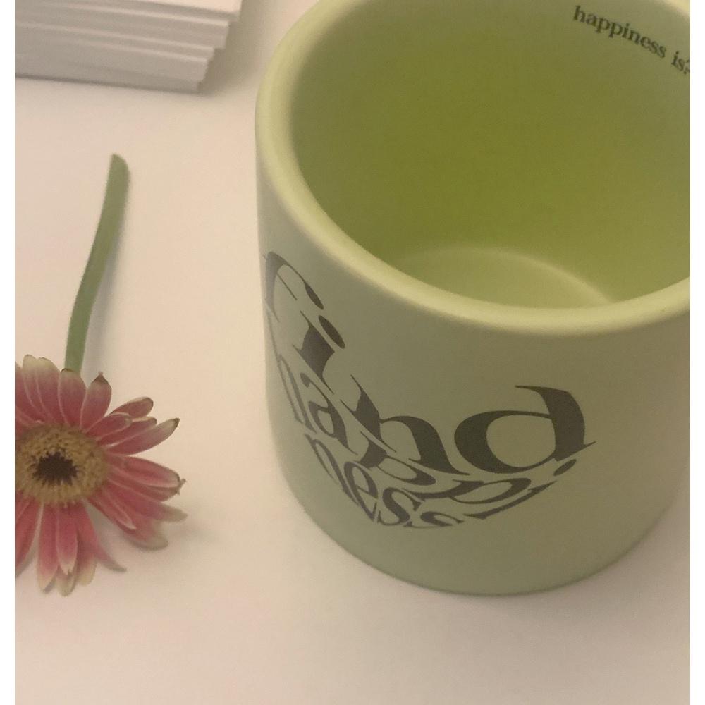 ʜᴀʀᴜᴅᴀɪʟʏ🌙  預購｜韓國文創 Happiness cup 青蘋果綠 260ml 陶瓷 馬克杯 水杯-細節圖7