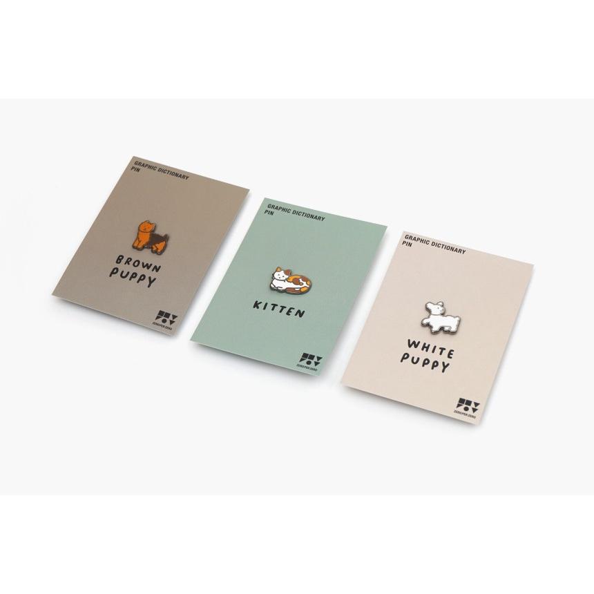 ʜᴀʀᴜᴅᴀɪʟʏ🌙  部分有貨｜韓國文創 zero zero 小動物造型金屬徽章-細節圖2