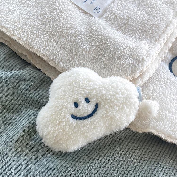 ʜᴀʀᴜᴅᴀɪʟʏ🌙  預購｜Skyfolio 微笑雲朵毛毛零錢包 造型零錢包 收納包-細節圖2