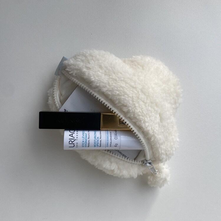 ʜᴀʀᴜᴅᴀɪʟʏ🌙  預購｜Skyfolio 微笑雲朵毛毛零錢包 造型零錢包 收納包-細節圖4