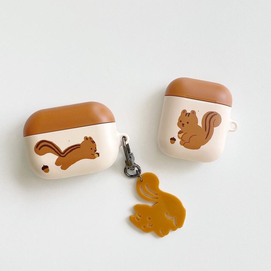 ʜᴀʀᴜᴅᴀɪʟʏ🌙 預購｜韓國 millandmoi 可愛貴賓狗狗 松鼠 耳機保護殼 硬殼-細節圖4