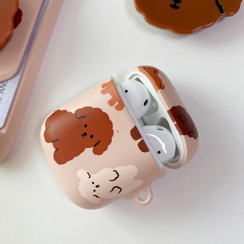 ʜᴀʀᴜᴅᴀɪʟʏ🌙 預購｜韓國 millandmoi 可愛貴賓狗狗 松鼠 耳機保護殼 硬殼-細節圖5
