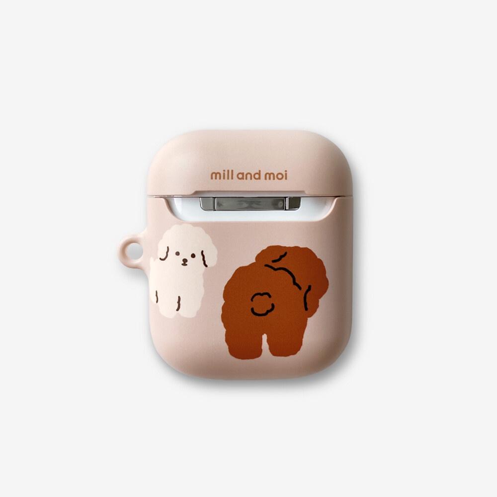 ʜᴀʀᴜᴅᴀɪʟʏ🌙 預購｜韓國 millandmoi 可愛貴賓狗狗 松鼠 耳機保護殼 硬殼-細節圖6