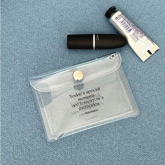 ʜᴀʀᴜᴅᴀɪʟʏ🌙 預購｜mademoment special moment PVC卡夾包 小收納包 共四款-細節圖2