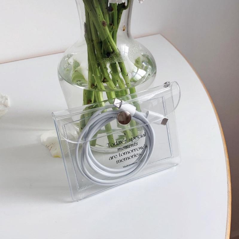 ʜᴀʀᴜᴅᴀɪʟʏ🌙 預購｜mademoment special moment PVC卡夾包 小收納包 共四款-細節圖3