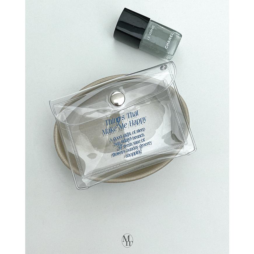 ʜᴀʀᴜᴅᴀɪʟʏ🌙 預購｜mademoment special moment PVC卡夾包 小收納包 共四款-細節圖8