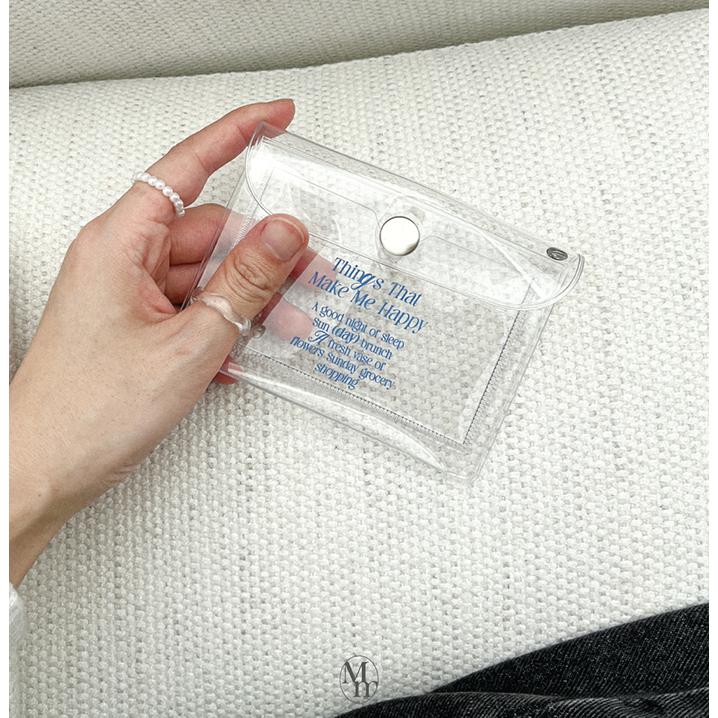 ʜᴀʀᴜᴅᴀɪʟʏ🌙 預購｜mademoment special moment PVC卡夾包 小收納包 共四款-細節圖9