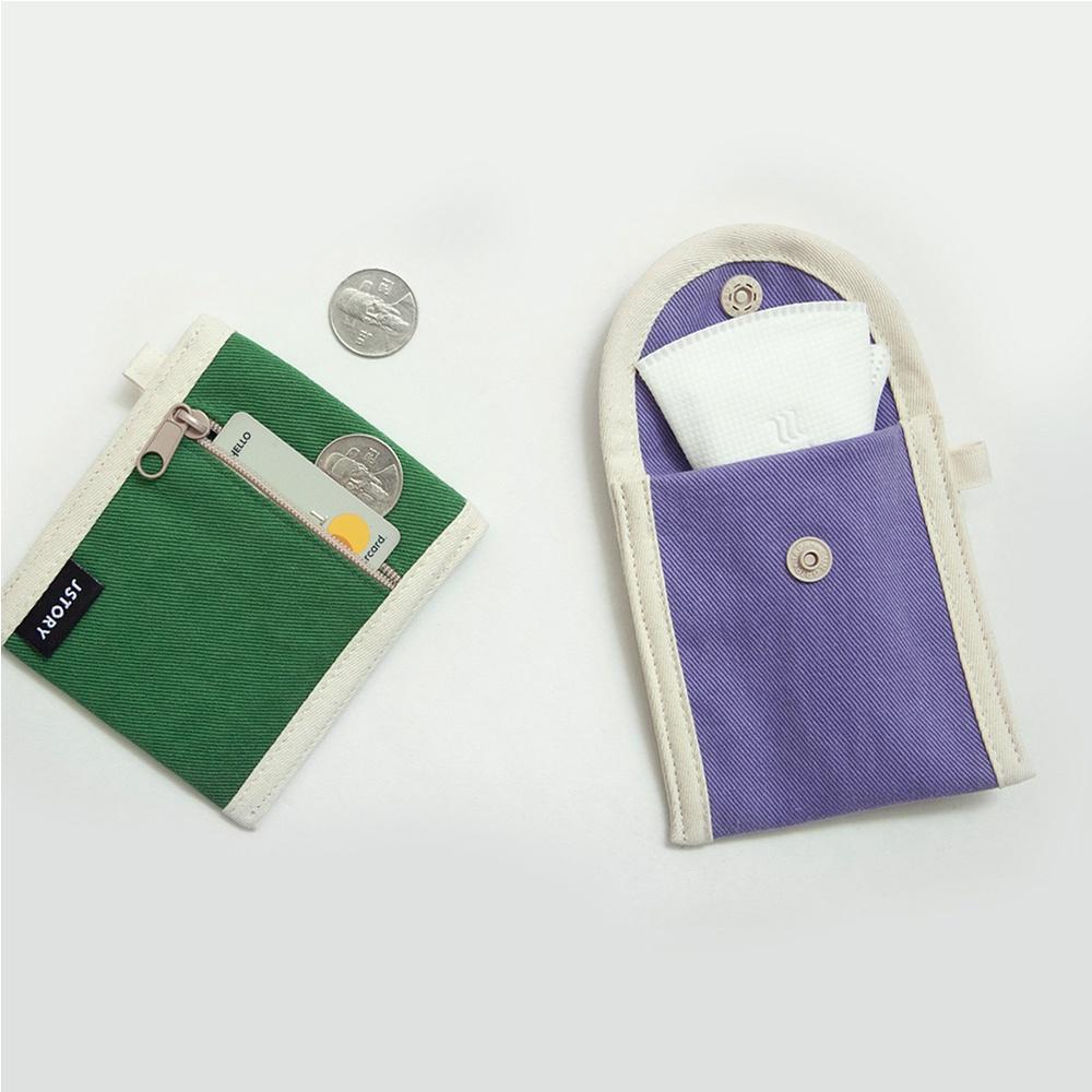 ʜᴀʀᴜᴅᴀɪʟʏ🌙  部分有貨｜Jstory·獨家授權販售  質感迷你隨身收納包 口罩收納小包 隨身卡夾零錢包-細節圖5