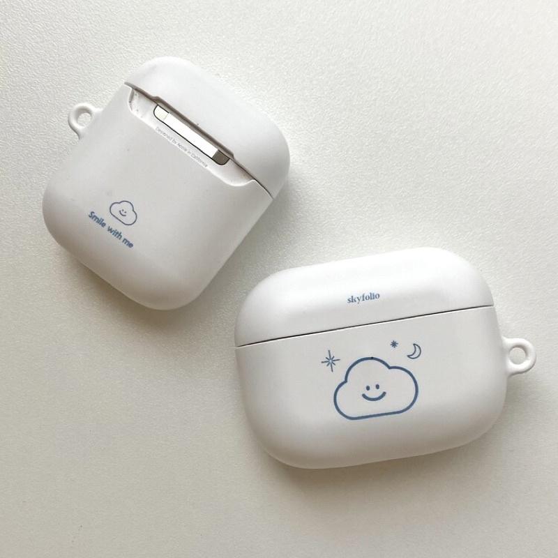 ʜᴀʀᴜᴅᴀɪʟʏ🌙  部分有貨｜skyfolio  線條雲朵耳機殼 硬殼耳機殼 AirPod case pro cas-細節圖6