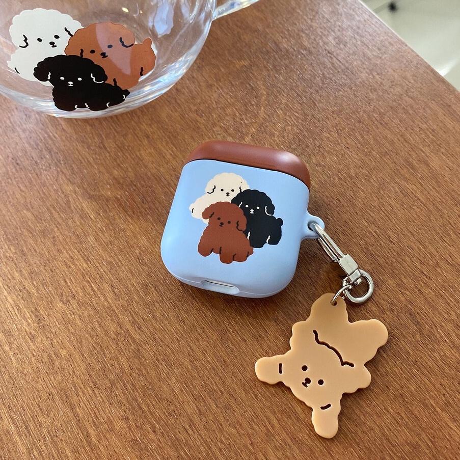 ʜᴀʀᴜᴅᴀɪʟʏ🌙 預購｜ 韓國選物 millandmoi 可愛貴賓狗狗鑰匙圈 可愛狗狗吊飾-細節圖3