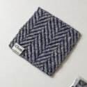 Blue herringbone