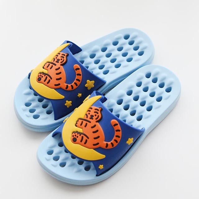 ʜᴀʀᴜᴅᴀɪʟʏ🌙 預購｜헬로고양이 MUZIK TIGER 無職老虎 優質排水防滑成人/兒童浴室拖鞋 親子室內拖鞋-細節圖7