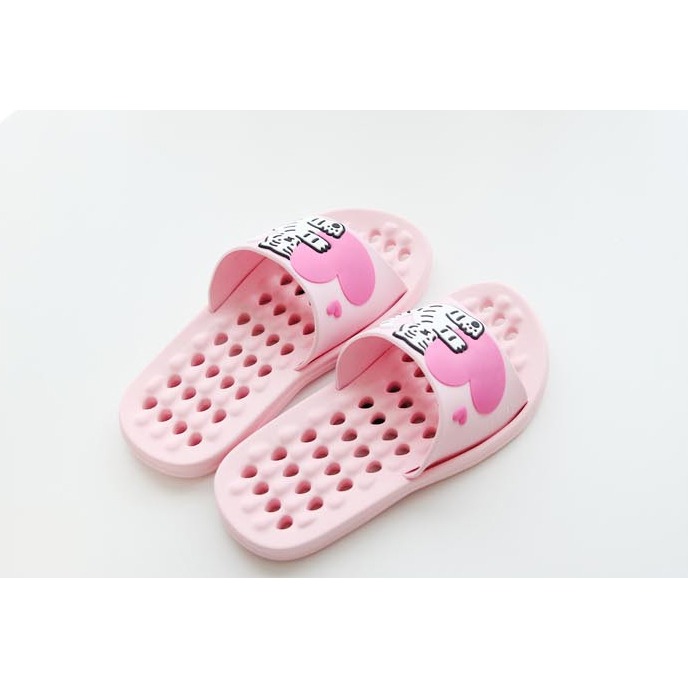 ʜᴀʀᴜᴅᴀɪʟʏ🌙 預購｜헬로고양이 MUZIK TIGER 無職老虎 優質排水防滑成人/兒童浴室拖鞋 親子室內拖鞋-細節圖11