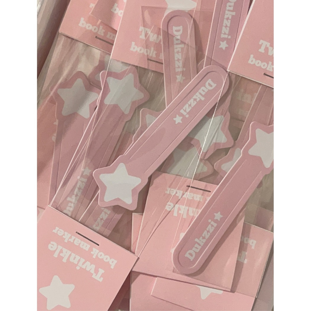 ʜᴀʀᴜᴅᴀɪʟʏ🌙 預購｜韓國文創 dukzzi Twinkle Book Maker 星星書籤 文具用品-細節圖9