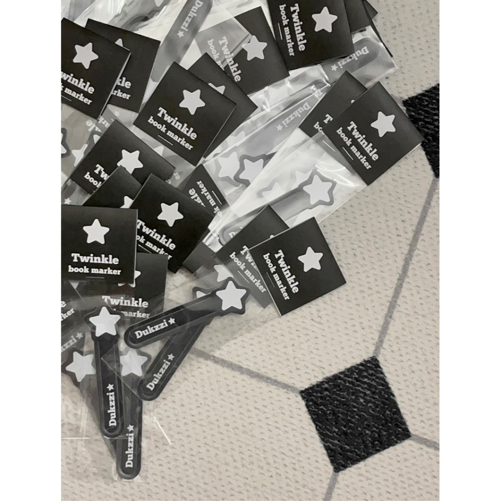 ʜᴀʀᴜᴅᴀɪʟʏ🌙 預購｜韓國文創 dukzzi Twinkle Book Maker 星星書籤 文具用品-細節圖10