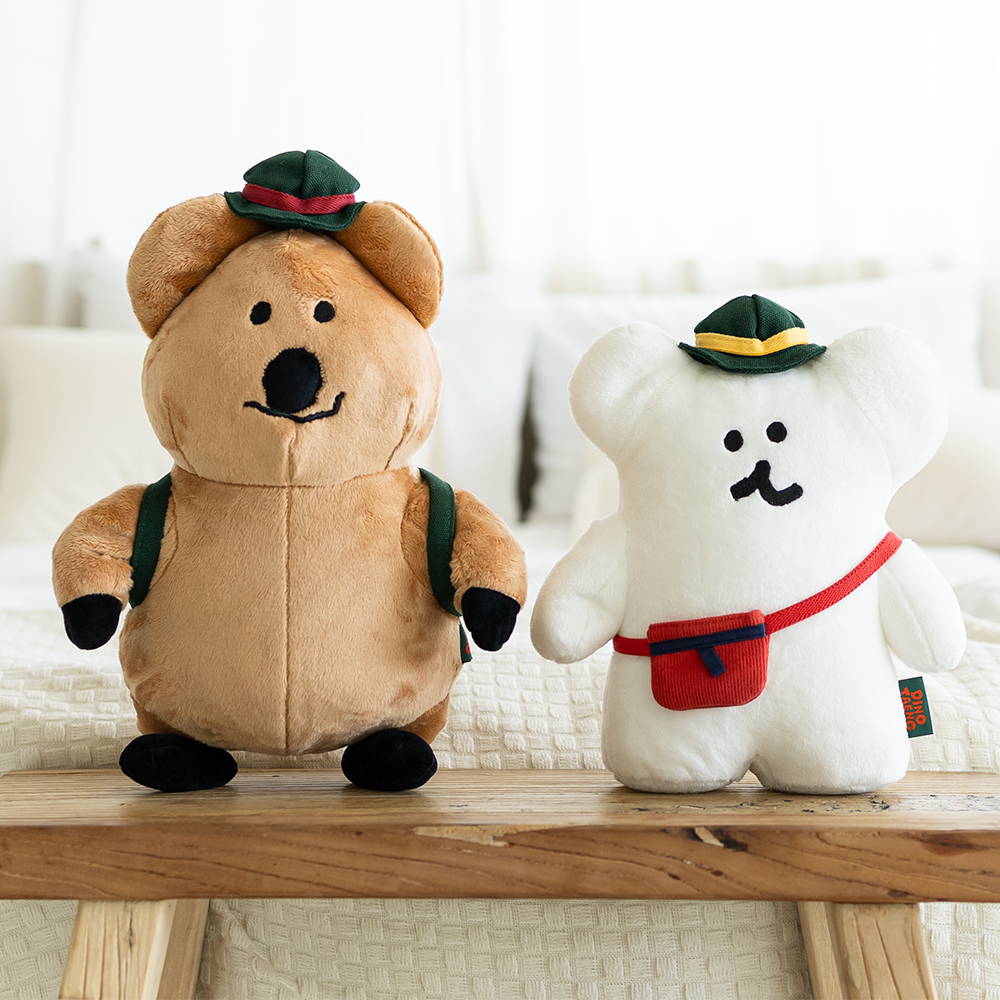 ʜᴀʀᴜᴅᴀɪʟʏ🌙 預購｜Dinotaeng BOBO in the Woods系列玩偶 短尾袋鼠 軟糖小熊 可愛娃-細節圖2