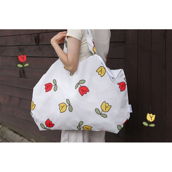 ʜᴀʀᴜᴅᴀɪʟʏ🌙 預購｜Dailylike 可愛小動物日常購物袋 幼兒園睡袋 環保袋 外出萬用袋 防水大袋子-細節圖5