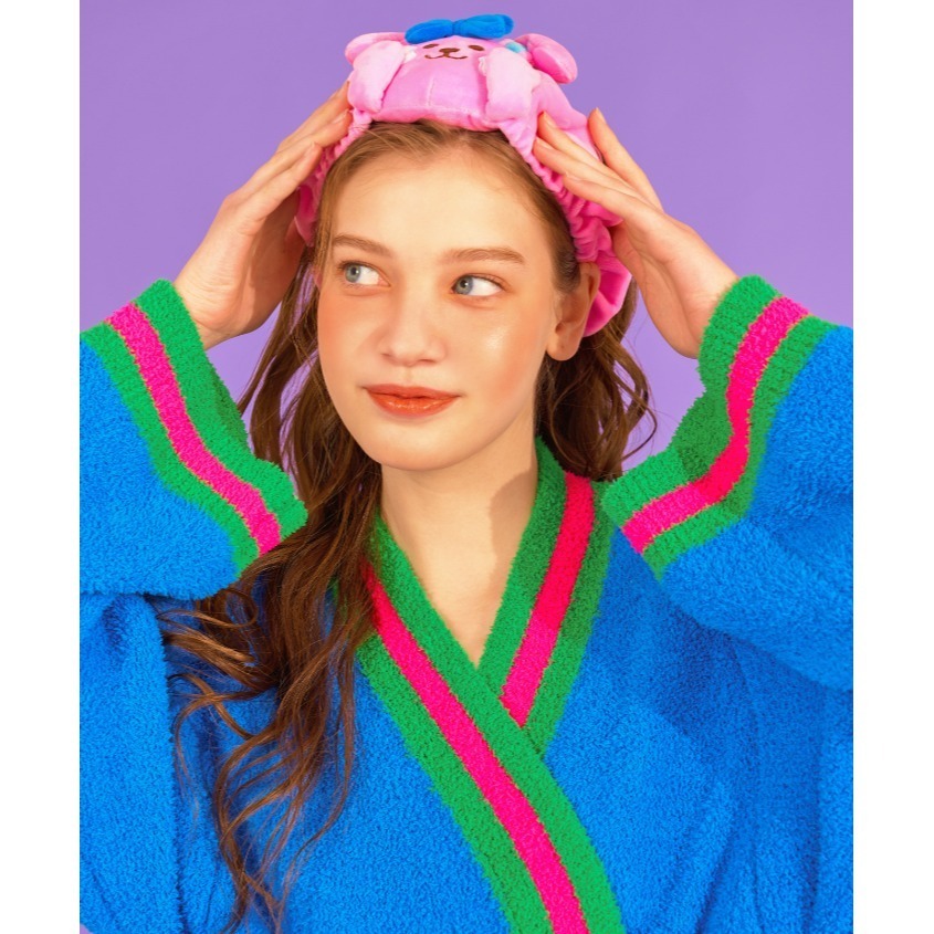 ʜᴀʀᴜᴅᴀɪʟʏ🌙 預購｜韓國家居・wigglewiggle 可愛角色洗臉用髮帶 洗臉頭帶 洗臉髮束 束髮帶-細節圖5