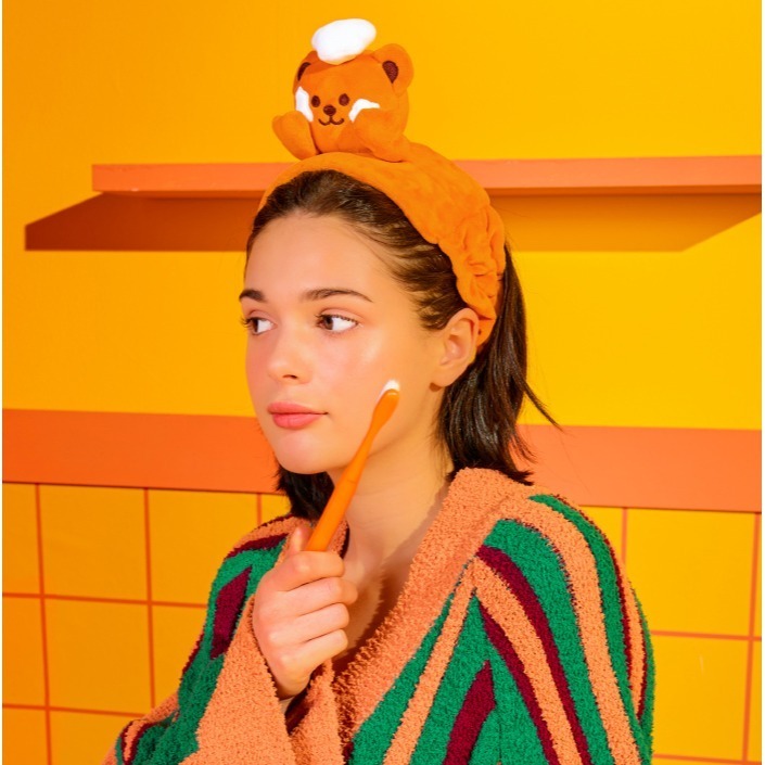 ʜᴀʀᴜᴅᴀɪʟʏ🌙 預購｜韓國家居・wigglewiggle 可愛角色洗臉用髮帶 洗臉頭帶 洗臉髮束 束髮帶-細節圖9