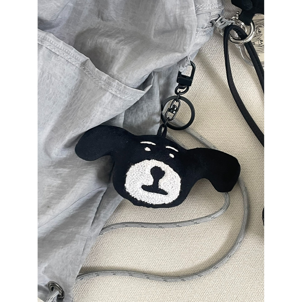 ʜᴀʀᴜᴅᴀɪʟʏ🌙 預購｜insideobject Inapsquare 黑色狗狗/愛心娃娃鑰匙圈 吊飾 掛飾 裝飾-細節圖4
