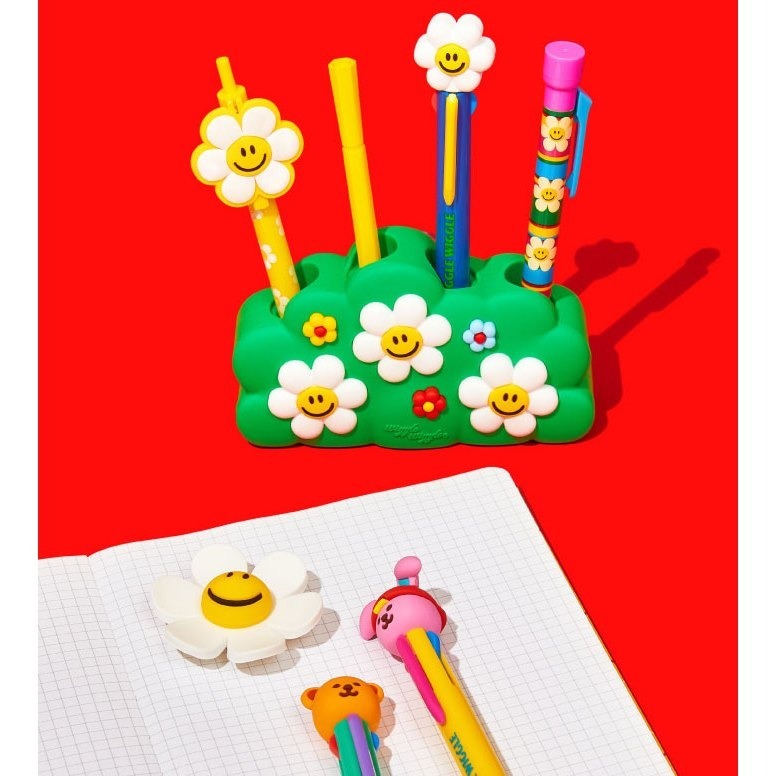 ʜᴀʀᴜᴅᴀɪʟʏ🌙 預購｜wigglewiggle 可愛角色撞色4色多功能筆 四色原子筆 0.7mm多色筆-細節圖3