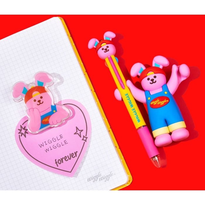 ʜᴀʀᴜᴅᴀɪʟʏ🌙 預購｜wigglewiggle 可愛角色撞色4色多功能筆 四色原子筆 0.7mm多色筆-細節圖6