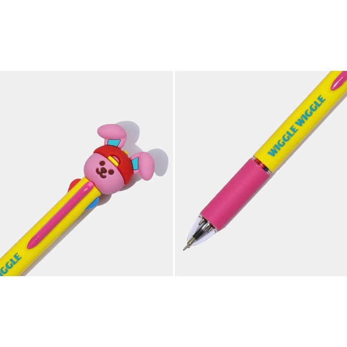 ʜᴀʀᴜᴅᴀɪʟʏ🌙 預購｜wigglewiggle 可愛角色撞色4色多功能筆 四色原子筆 0.7mm多色筆-細節圖11