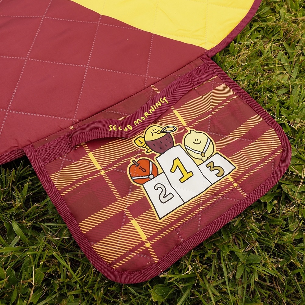 ʜᴀʀᴜᴅᴀɪʟʏ🌙 預購｜Second morning 檸檬 地瓜 造型野餐墊 野餐墊 輕便野餐墊 防水野餐墊-細節圖3
