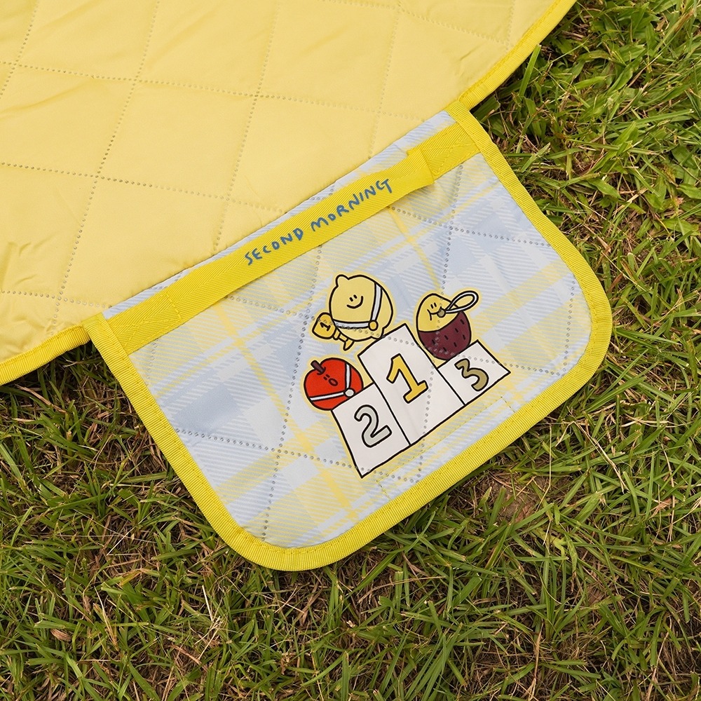 ʜᴀʀᴜᴅᴀɪʟʏ🌙 預購｜Second morning 檸檬 地瓜 造型野餐墊 野餐墊 輕便野餐墊 防水野餐墊-細節圖5