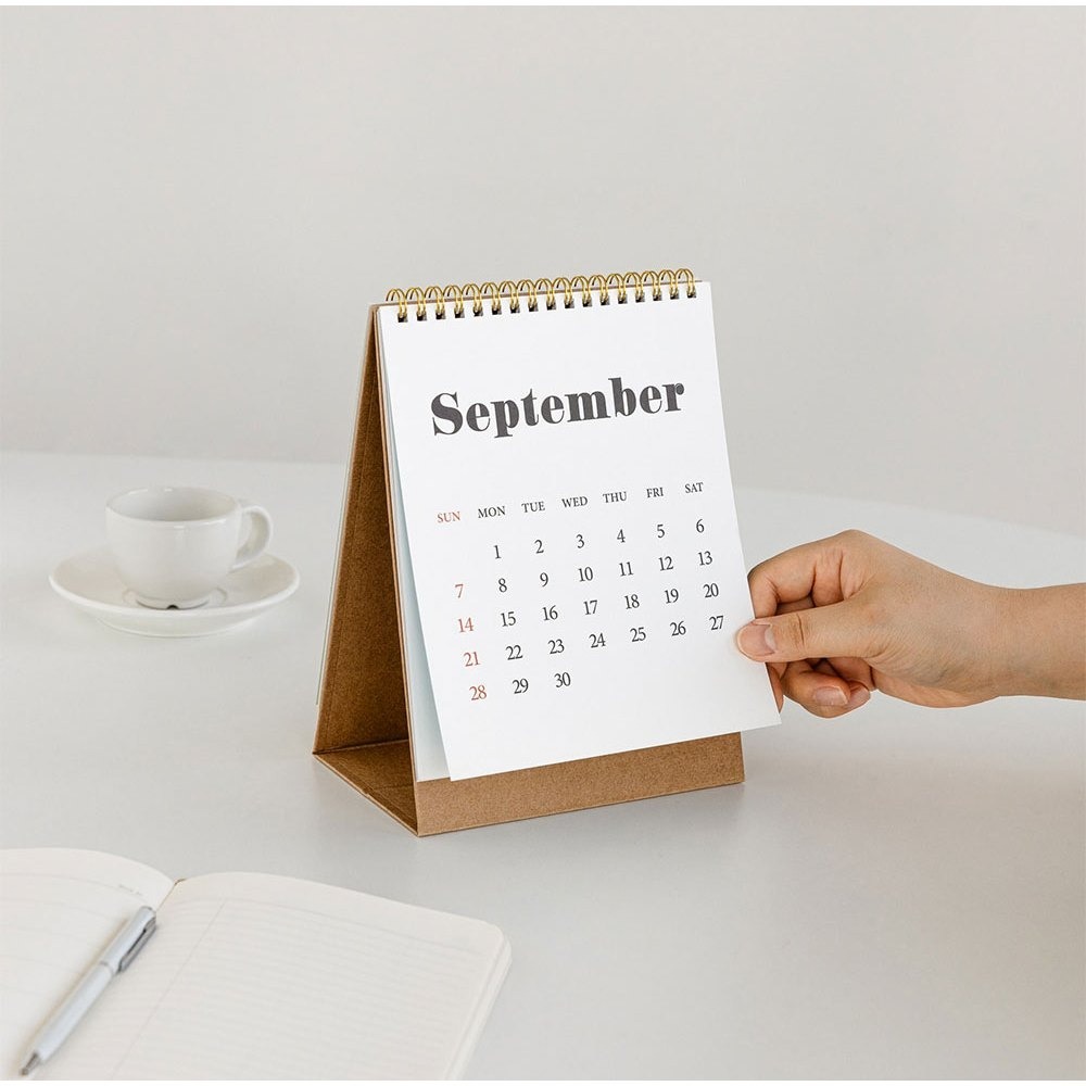 ʜᴀʀᴜᴅᴀɪʟʏ🌙 預購｜韓國文創 livework 2025年簡約設計雙面/每週/迷你桌曆 月曆 週式行事曆-細節圖4