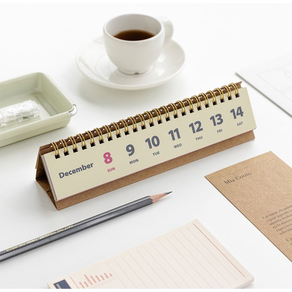 ʜᴀʀᴜᴅᴀɪʟʏ🌙 預購｜韓國文創 livework 2025年簡約設計雙面/每週/迷你桌曆 月曆 週式行事曆-細節圖6
