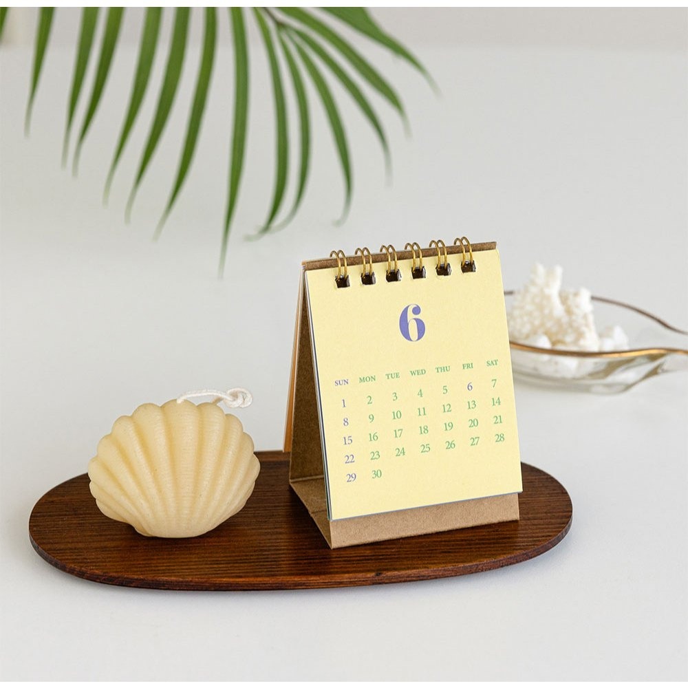 ʜᴀʀᴜᴅᴀɪʟʏ🌙 預購｜韓國文創 livework 2025年簡約設計雙面/每週/迷你桌曆 月曆 週式行事曆-細節圖9