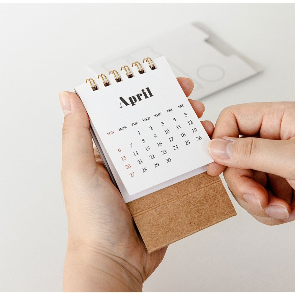 ʜᴀʀᴜᴅᴀɪʟʏ🌙 預購｜韓國文創 livework 2025年簡約設計雙面/每週/迷你桌曆 月曆 週式行事曆-細節圖10