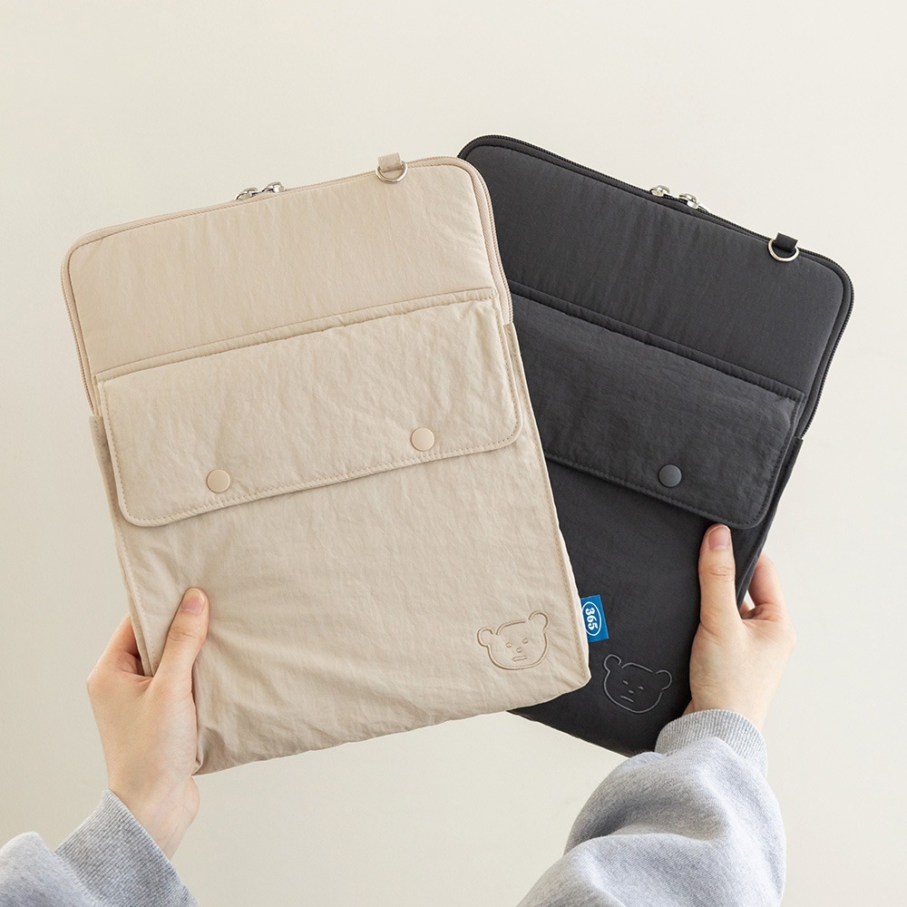 ʜᴀʀᴜᴅᴀɪʟʏ🌙 預購｜romane 簡約素色iPad保護套 平板防水保護袋 萬用布料收納袋-細節圖2