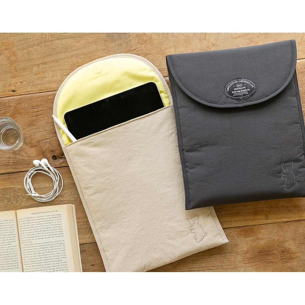 ʜᴀʀᴜᴅᴀɪʟʏ🌙 預購｜romane 簡約素色iPad保護套 平板防水保護袋 萬用布料收納袋-細節圖7