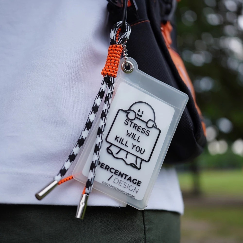 ʜᴀʀᴜᴅᴀɪʟʏ🌙 預購｜Percentage 韓國小幽靈PVC卡套 半透明PVC證件卡夾-細節圖2