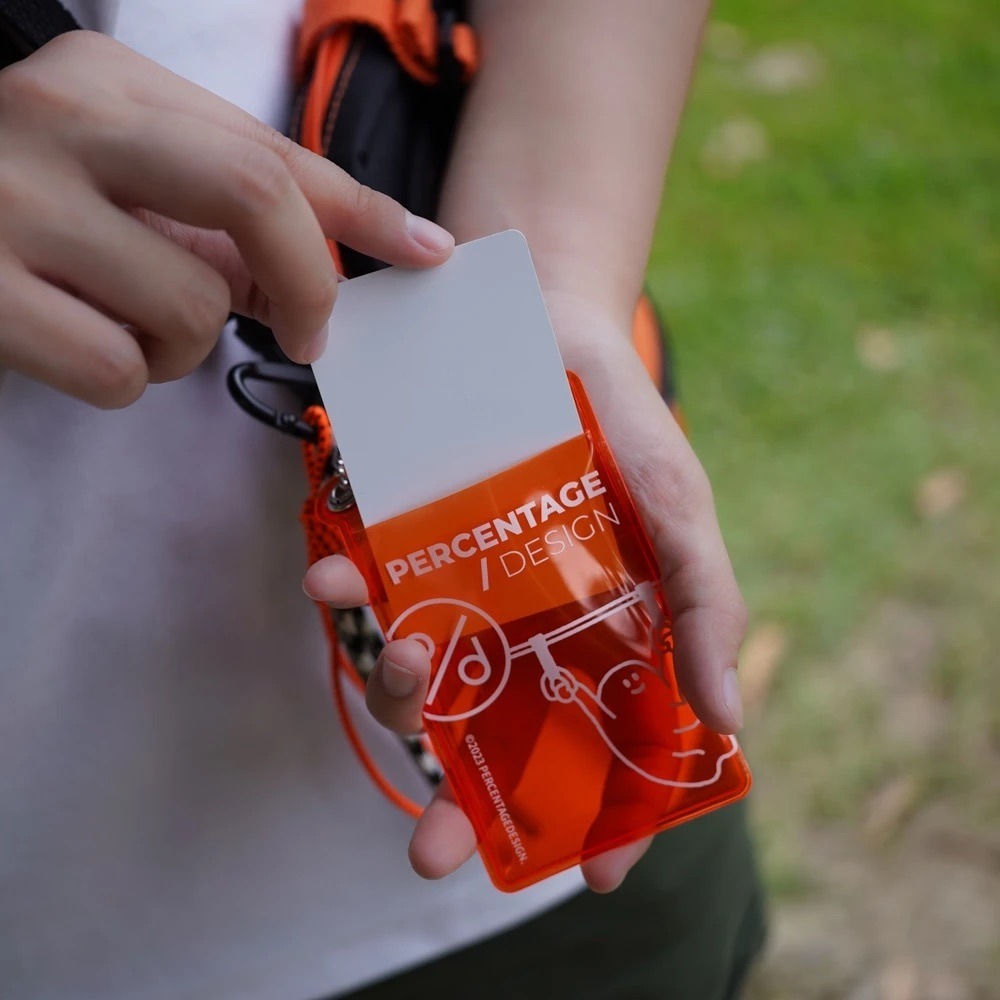 ʜᴀʀᴜᴅᴀɪʟʏ🌙 預購｜Percentage 韓國小幽靈PVC卡套 半透明PVC證件卡夾-細節圖3