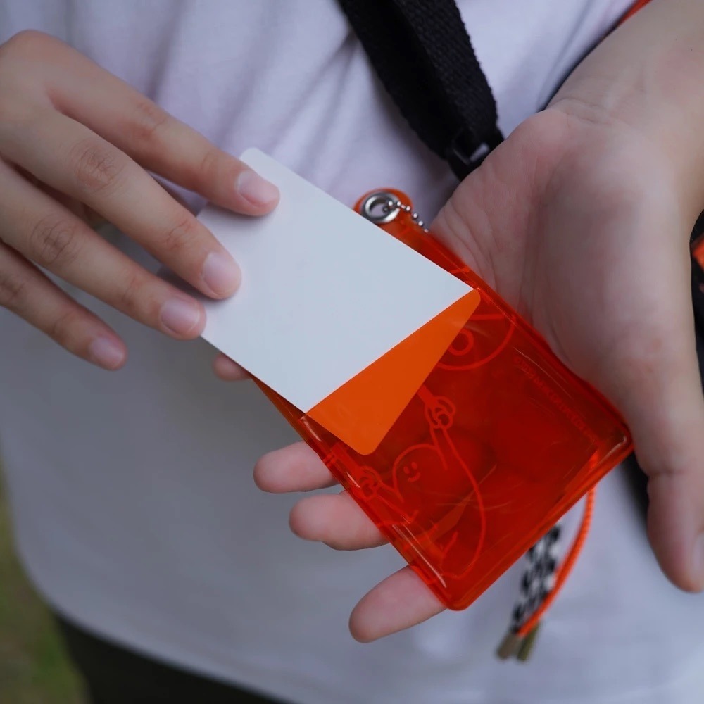 ʜᴀʀᴜᴅᴀɪʟʏ🌙 預購｜Percentage 韓國小幽靈PVC卡套 半透明PVC證件卡夾-細節圖4