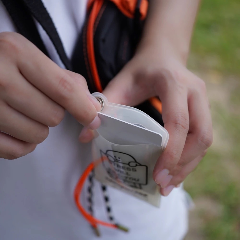 ʜᴀʀᴜᴅᴀɪʟʏ🌙 預購｜Percentage 韓國小幽靈PVC卡套 半透明PVC證件卡夾-細節圖5