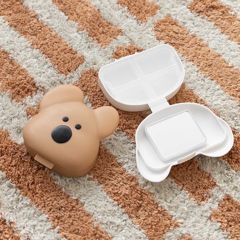 ʜᴀʀᴜᴅᴀɪʟʏ🌙 預購｜Dinotaeng Quokka & BOBO Pill Case 短尾袋鼠藥盒 隨身藥盒-細節圖2