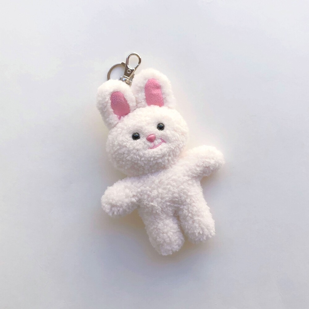 ʜᴀʀᴜᴅᴀɪʟʏ🌙 預購｜JellyBubble 歪嘴小熊Keyring 熊熊吊飾 娃娃鑰匙圈 絨毛娃娃吊飾-細節圖5