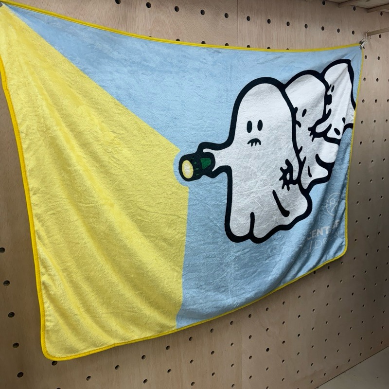 ʜᴀʀᴜᴅᴀɪʟʏ🌙 預購｜韓國文創 Percentage 小幽靈 三個膽小鬼毛毯-細節圖4