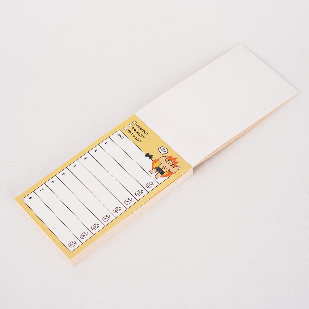 ʜᴀʀᴜᴅᴀɪʟʏ🌙 預購｜Madonggom 肌肉熊熊原子筆 健身馬東熊memo記事本 手帳紙膠帶 裝飾貼紙-細節圖5