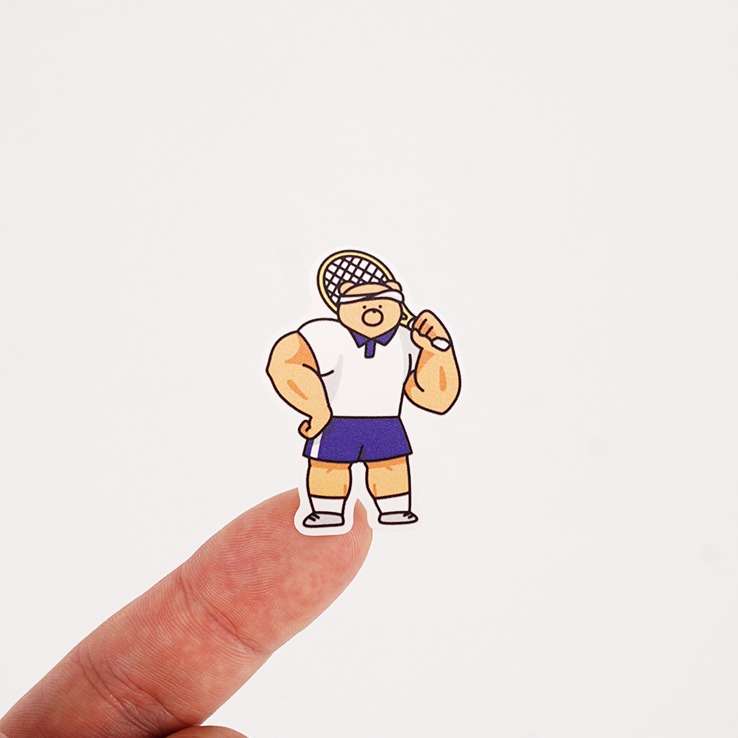 ʜᴀʀᴜᴅᴀɪʟʏ🌙 預購｜Madonggom 肌肉熊熊原子筆 健身馬東熊memo記事本 手帳紙膠帶 裝飾貼紙-細節圖9