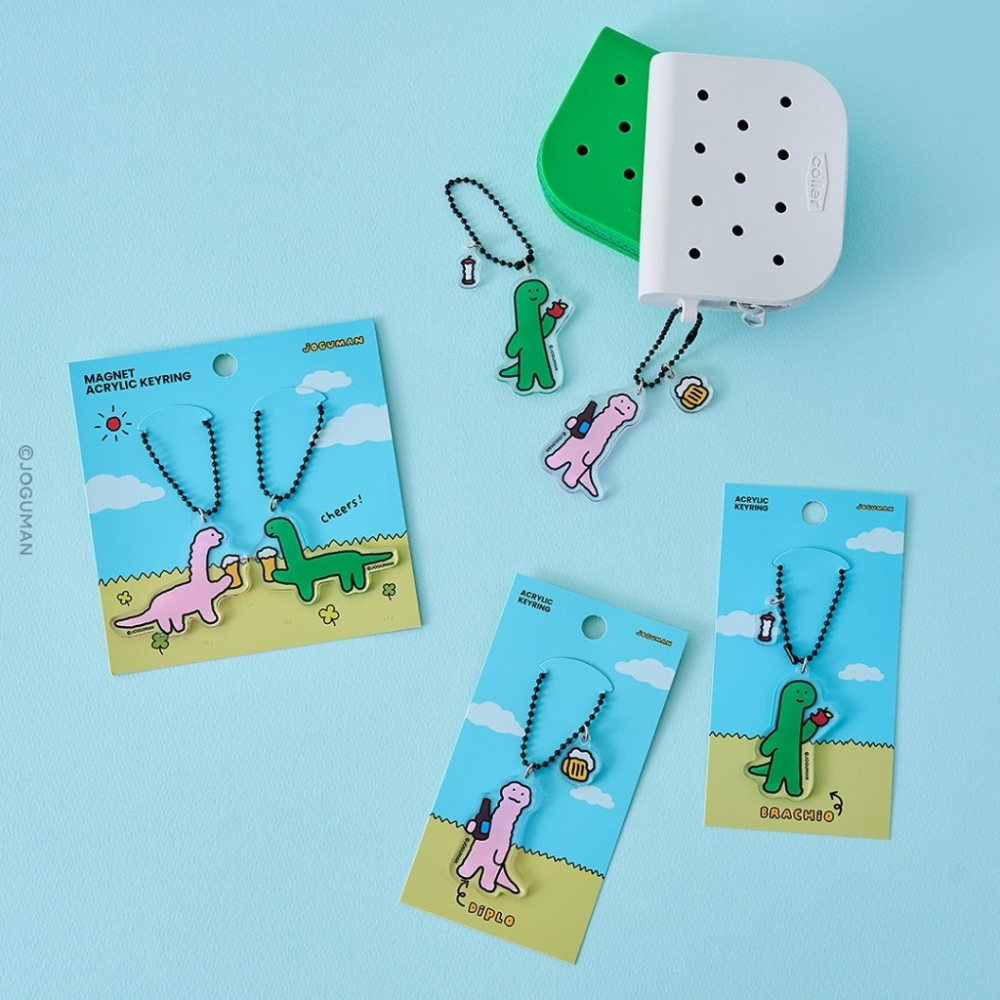 ʜᴀʀᴜᴅᴀɪʟʏ🌙預購｜Joguman Studio 小恐龍 快閃店 貼紙包 收納包 原子筆-細節圖8