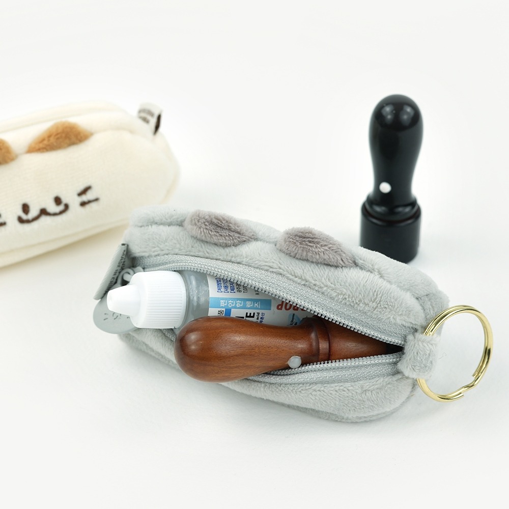 ʜᴀʀᴜᴅᴀɪʟʏ🌙 預購｜PINKFOOT 喵喵印章包 貓貓印章盒 姓名印章小物收納包-細節圖5